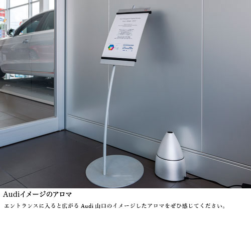 Audiイメージのアロマ